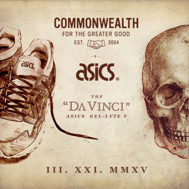 Commonwealth-x-ASICS-Gel-Lyte-V-Da-Vinci teaser