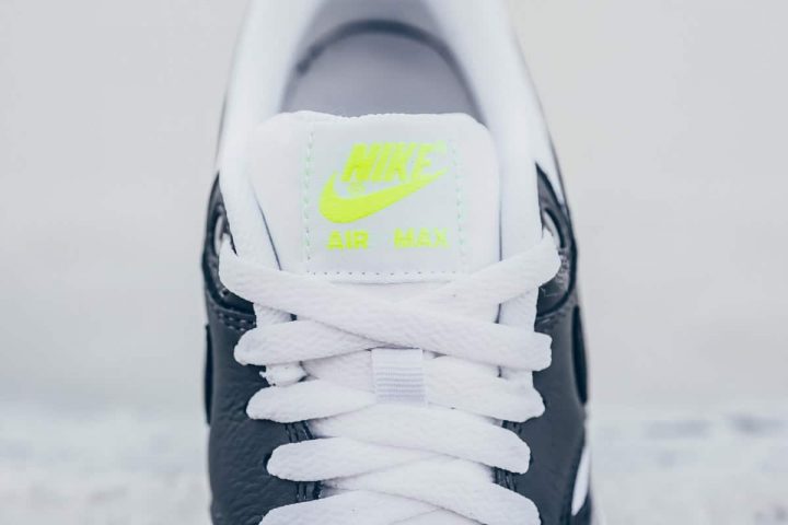 Nike Air Max 1 ESSENTIAL (White/Dark Grey/Volt)-4