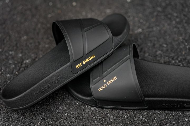 adidas by Raf Simons adilette Bunny (Black/Noir)-1