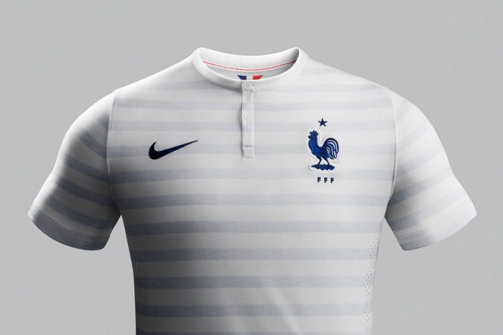 Nouveau Maillot Nike France Football Exterieur Coupe du Monde Brasil 2014