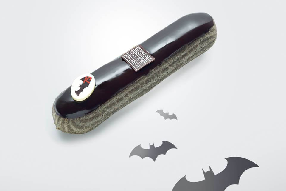 Éclair au chocolat Batman par Fauchon
