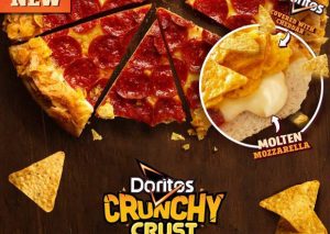 Pizza Hut Doritos Crunchy Crust - Fromage/Chips