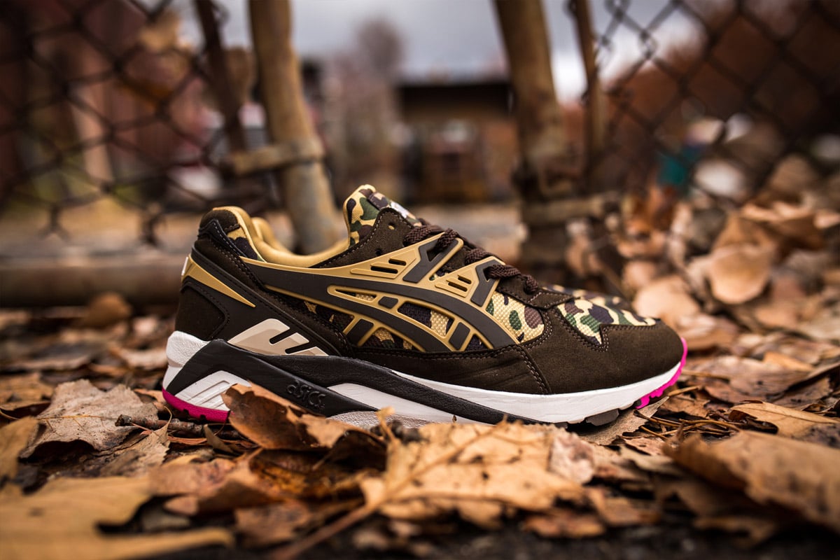 BAPE x ASICS Gel-Kayano Trainer + Gel-Lyte V 'Camo' Pack | Lookbook |